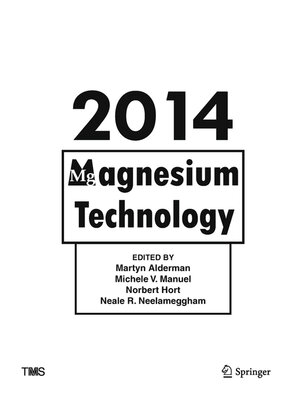 cover image of Magnesium Technology 2014